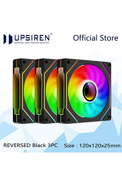 Choice6 A-RGB Other BK REVERSED 3PC UPSIREN UF-1 PRISM 4 PRO Computer Chassis...