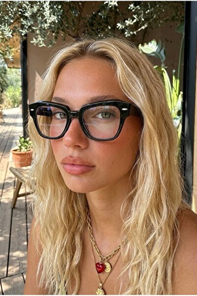 Eyesofia Ogiyani Black Framed Blue Block Blue Light Filter Glasses