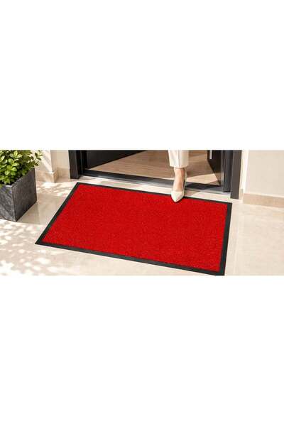 AS-FLOOR Flash Kırmızı Kaymaz Taban Nem Alıcı Kapı Önü paspası