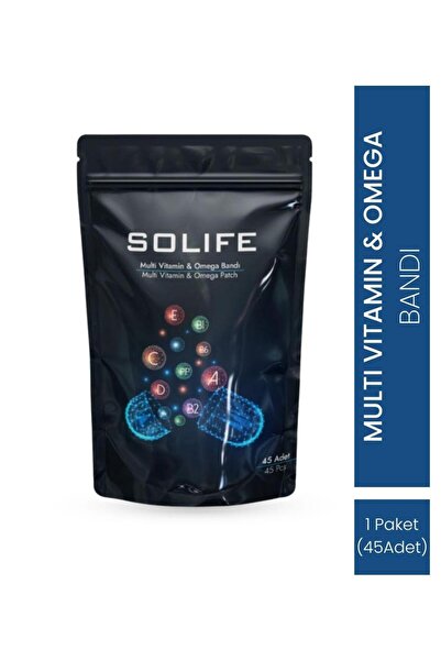 SOLIFE Transdermal Patch Multi Vitamin & Omega Bandı 45 Adet