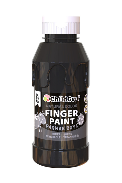 ChildGen Süper Yıkanabilir Parmak Boya 350 Ml Şişe 9