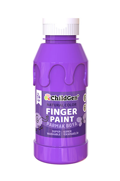 ChildGen Süper Yıkanabilir Parmak Boya 350 Ml Şişe 2