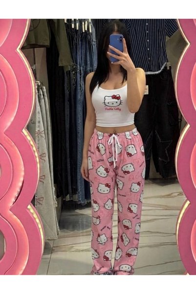 EDVESS Karakter Desenli Baggy Alt Üst Takım