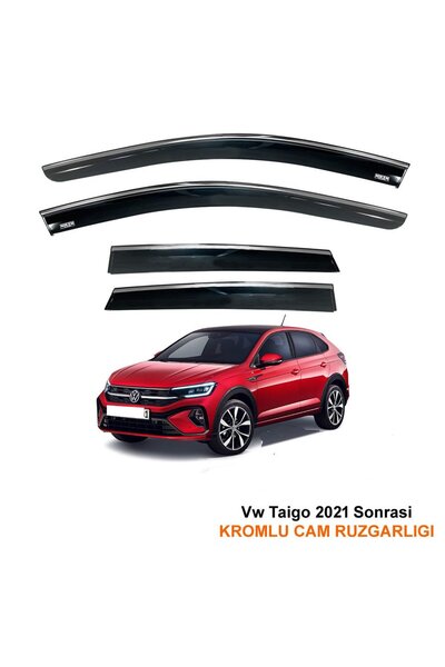 beyaztuning Volkswagen Taigo Kromlu Cam Rüzgarlığı Niken 2021 Sonrası