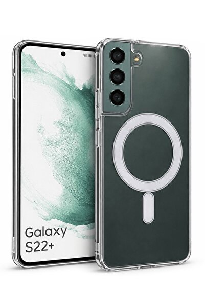 Vissona Samsung Galaxy S22 Plus Uyumlu Kamera Korumalı Magsafe Wireless Şarj ...