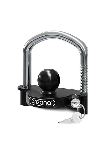 monzana Încuietoare antifurt pentru cuplaj remorcă, 157x79x150mm, cu încuieto...