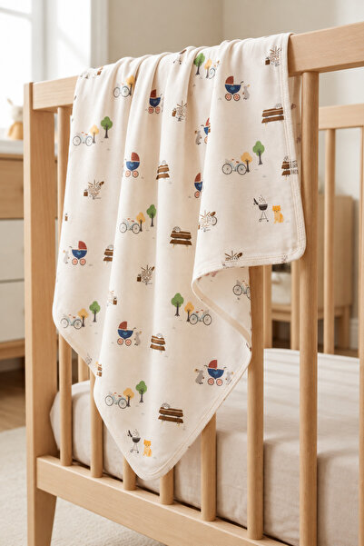 Rocha Baby Soft Cotton Baby Blanket - Unisex Newborn Blanket
