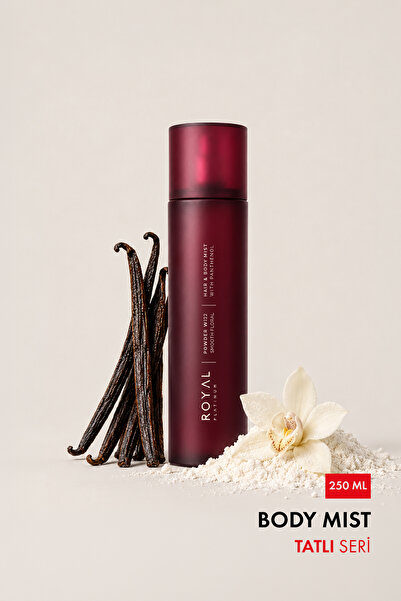 Royal Platinum W122 Powder Body Mist (Vücut ve Saç Spreyi) EDP 250 ML | Vanil...