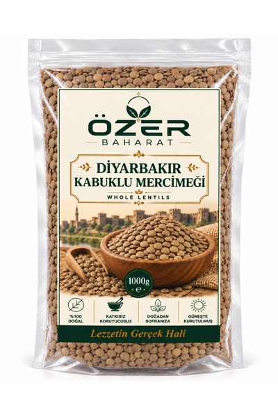 Diyarbakır Kabuklu Mercimeği 1Kg