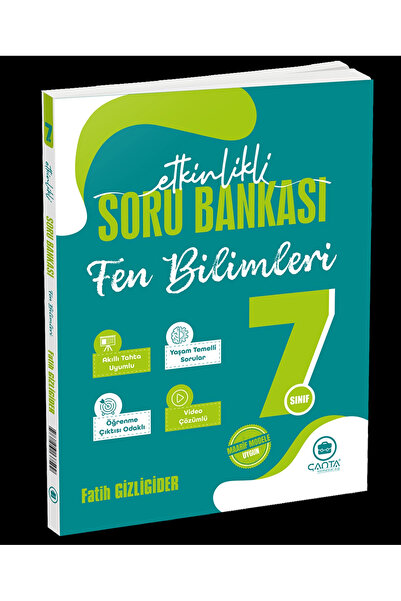 Çanta Yayınları Çanta 7.Sınıf Fen Bilimleri Etkinlikli Kazanım Soru Bankası M...