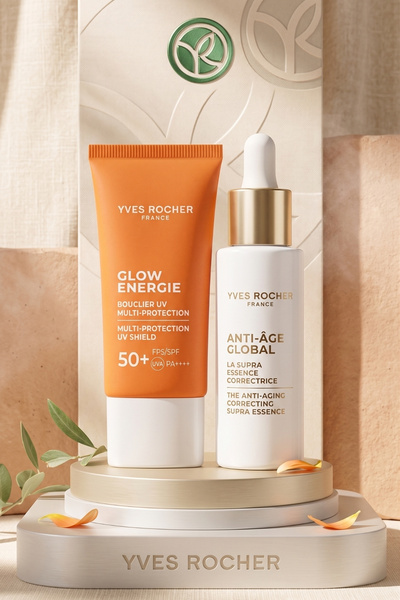 Yves Rocher Yaşlanma Karşıtı Leke Bakım Seti C Vitamini Gündüz Serumu 30 ml S...