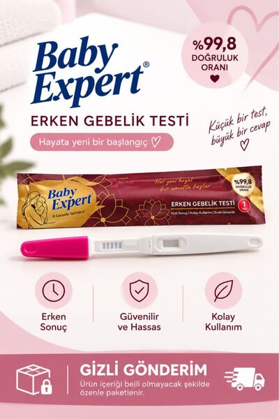 Baby Expert Erken Gebelik Testi %99.8 Kesin Sonuç X 1 Adet