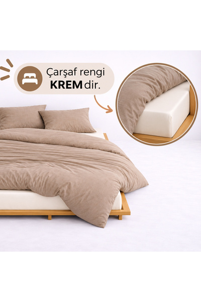 liefhome Luxury Ranforce Fabric 100% Cotton Double Duvet Cover Set 200X220 | ...