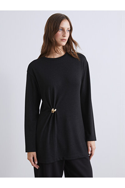 LC Waikiki Nevavm Farkıyla Lcw Everyday Black Combed Cotton Plain Standard & ...