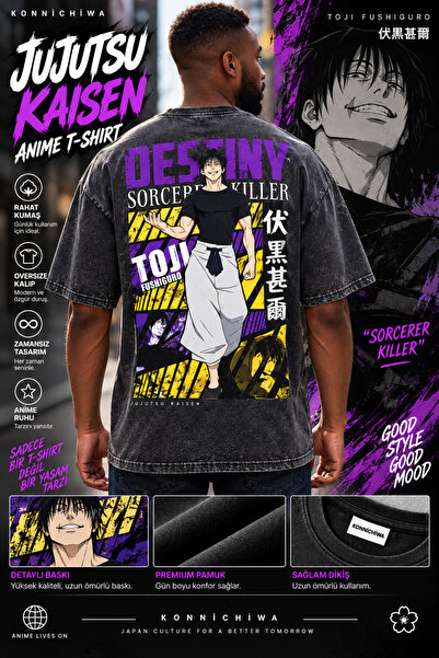 FG KONNİCHİWA Jujutsu Kaisen Anime Toji Fushiguro and Sukuna Anime Cosplay Ma...