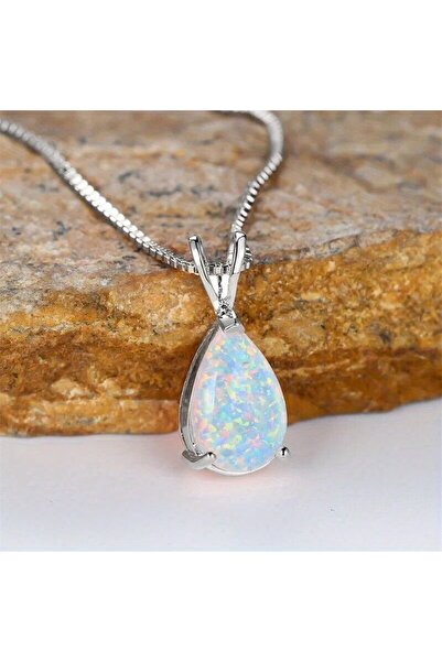 Choice YC5157-2 Luxury Sparkling Water Drop Pendant Necklace Ladies Personali...