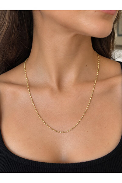 XUPING JEWELRY TuelaTaki/Xuping Jewelry Minimal Zincir Kolye 14 Ayar Renginde