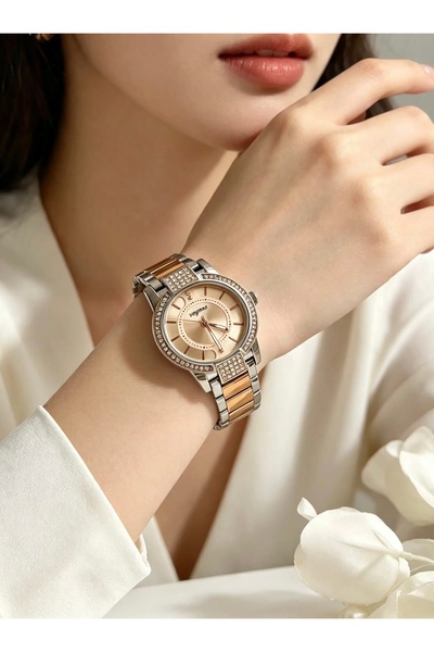 Forsining -Vegans-(Rose&Gümüş) Women's Wrist Watch