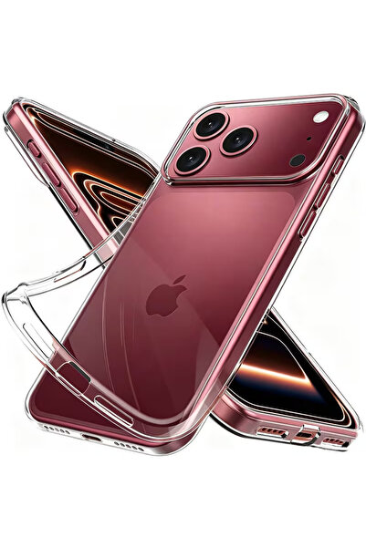 Rivor Apple iPhone 18 Pro Max Uyumlu Kılıf Kamera Korumalı Süper Şeffaf Esnek...