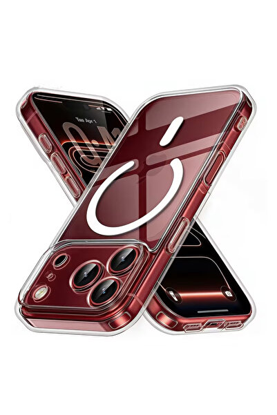Rivor Apple iPhone 18 Pro Max Uyumlu Kılıf Magsafe Wireless Kablosuz Şarj Des...