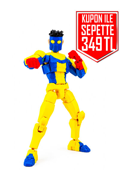 Robot Dummy Shiesty Mark Invincible Titan13 Tüm Eklemleri Hareketli Aksiyon F...