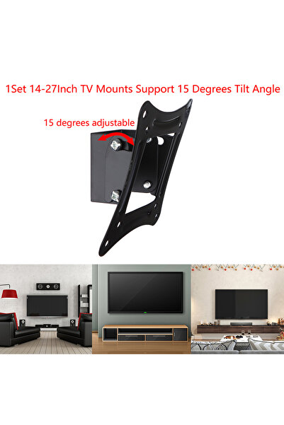 Choice one size 1 Set 14-27Inch TV Mounts LCD LED Monitor Wall Mount Bracket ...