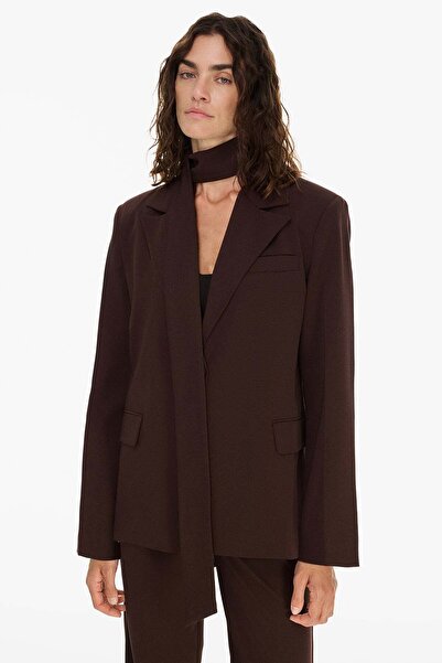 VATKALI Kuşaklı oversize blazer ceket