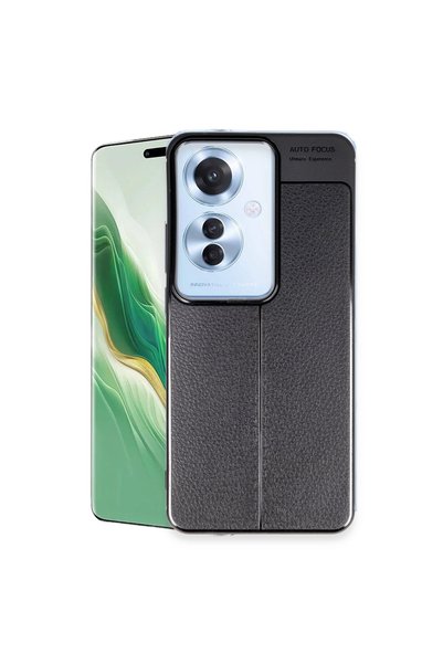 Generic Brand Oppo Reno 11F Case Auto Focus Cover - Black