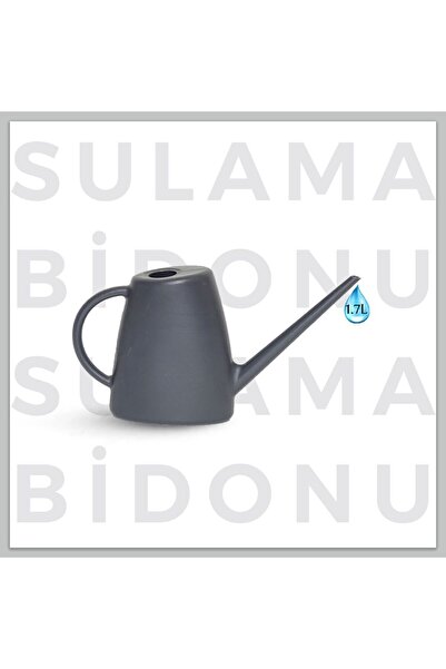 Genel Markalar Sulak Çiçek Sulama Kabı 1,7 Litre Antrasit Renk