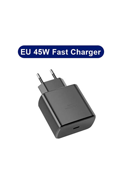 choice2 EU Plug Black 45W PD Fast Charging For Samsung S22 S23 Ultra Note10 P...