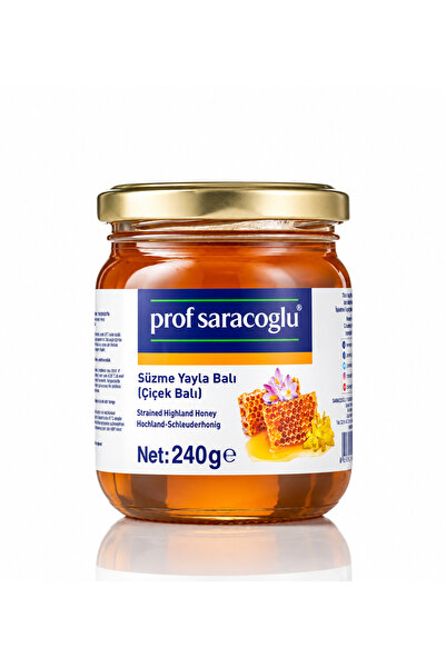 prof saracoğlu %100 Süzme Yayla Balı 240 G - Doğal Çiçek Balı