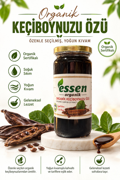 Essen Organik Organik Keçiboynuzu Özü 315 gr