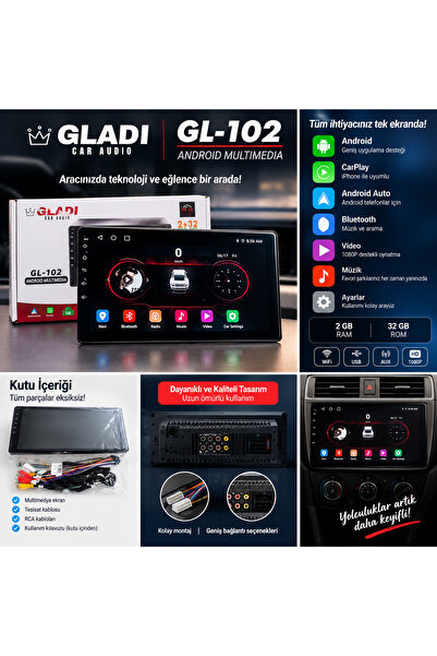 GLADI GL-102 ANDORİD MULTİMEDYA