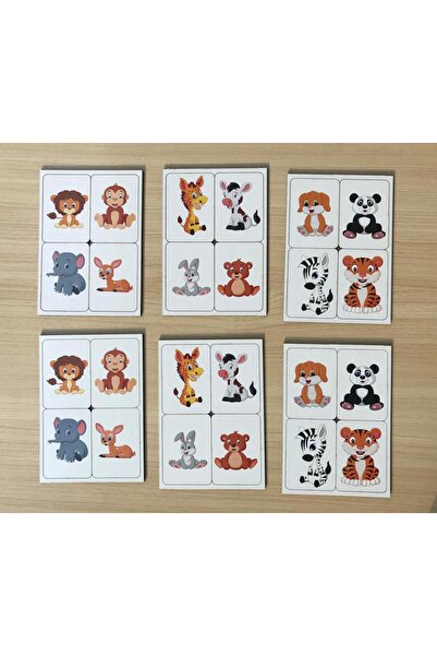 Trendy Toys Eğitici Ahşap Hafıza Eşleştirme Oyunu Animal Memory Game