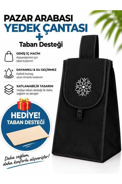 Özbay Lüks Büyük Boy Pazar Arabası Çantası New Model Kumaşı