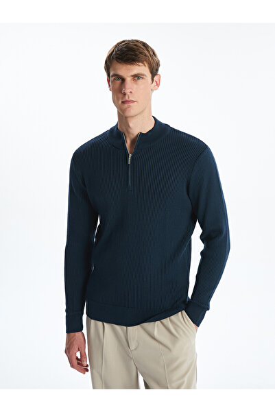 LC Waikiki Nevavm Lcw Vision Petrol Triko Straight Stand Collar Men's Sweater...