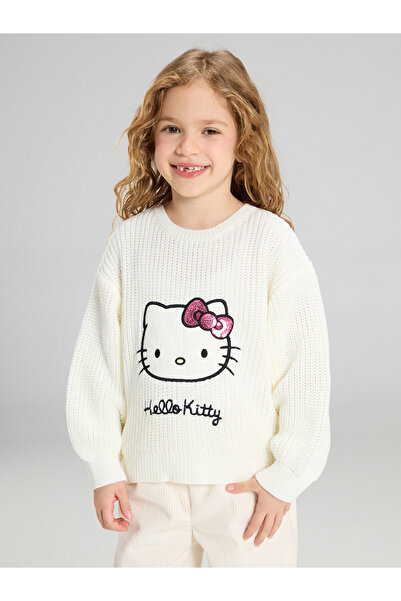 LC Waikiki Two Mt Shop Quality Lcw Kids Ecru Hello Kitty Printed Girls' Sweat...