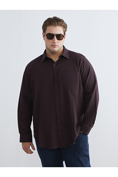 LC Waikiki Vizyon New Season Large Size Regular Fit Long Sleeve Men's Lumberj...