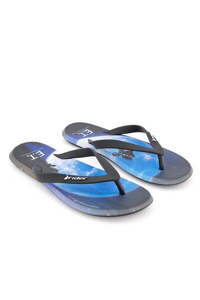 Rider Men R1 Blockbuster Flip,Flops, Black and Blue