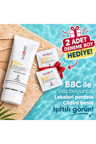 genosys Leke Karşıtı Renkli BB Güneş Kremi SPF30 + 2X2ml Hediye Deneme Boy
