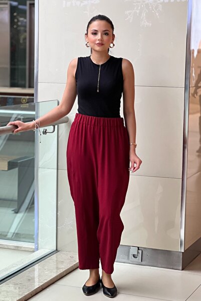 sentez giyim Synthesis Duti Linen Trousers