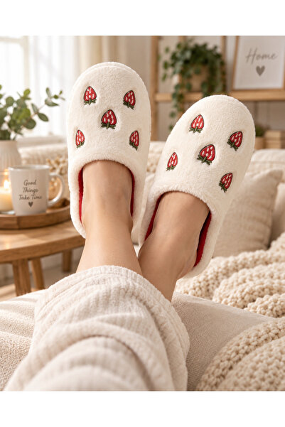 Moda Frato Lovely Model Women's House Slippers - Warm and Fluffy Slippers wit...