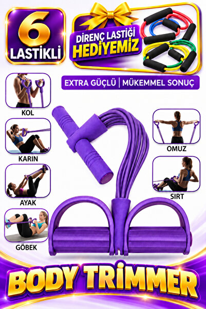 HerŞey Marketing Pedallı Spor Aleti Zayıflama Kol ve Karın Kası Yapma Body Tr...