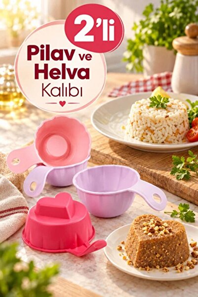 Kitchen Beauty Sevimli Pilav Ve Helva Servis Kalıbı 2 Adet