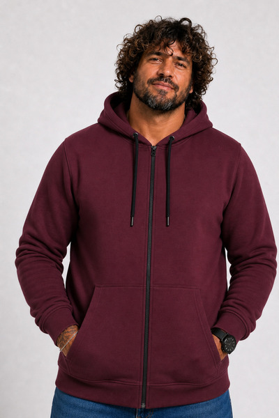 Starbattal Hanorac unisex cu glugă de mărime mare 3ip Sweat 11701 MURDUM