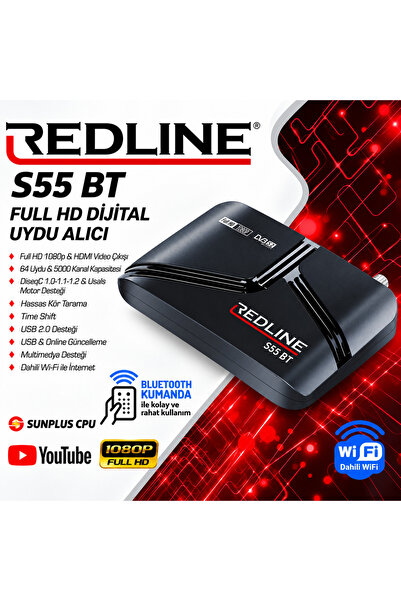 Tekno61 S55 Full Hd Uydu Alıcısı - TKGS - Dahili Wifi - Youtube