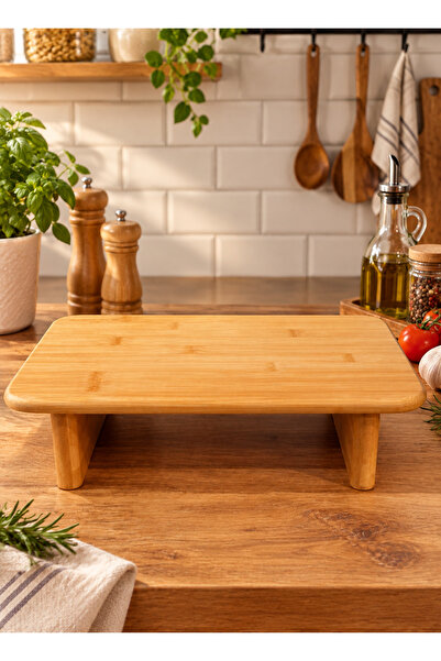 umut züccaciye Bamboo Footed Cutting Board