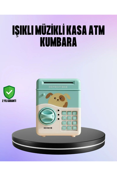 SS HOME CONCEPT Water Green Electronic Password Atm Design Money Saving Piggy...