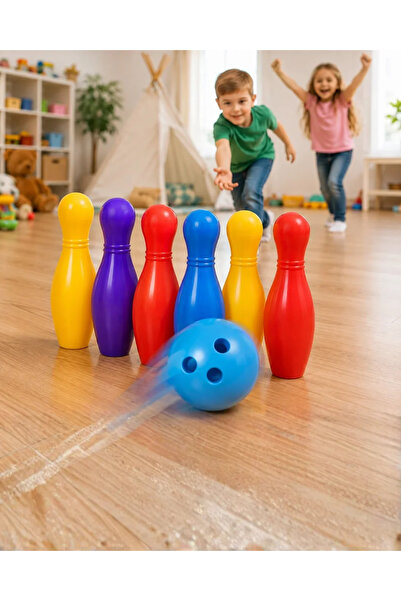 SS HOME CONCEPT Children's Bowling Set Educational Game with Colorful Ball an...