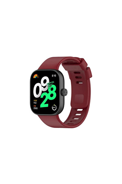 SS HOME CONCEPT سوار ساعة Xiaomi Redmi Watch 4 الكلاسيكي - أحمر كلاريت